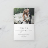 2 Foto voor altijd bedankt bruiloft Hartelijk dank (Binnen)