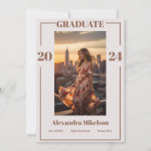 2 Foto's Afstudeerfoto Verklaring Afstudeerjaar Kaart (Voorkant)