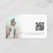 2 Foto's Logo QR Code Wedding Planner Visitekaartje (Achterkant)