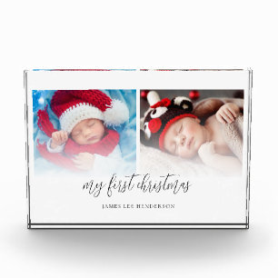 2 Foto's Pasgeboren Mijn eerste kerstfotoblok