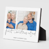 2 Foto's Scriptnaam Eerste Kerstmis in ruste Fotoplaat (Zijkant)