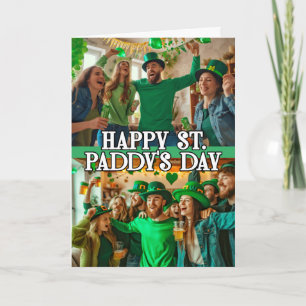 2-foto's St Patrick's Day Shamrock Irish Celtic Feestdagen Kaart