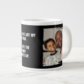 2 foto's van de vader die opstapelde extra grote beker (Voorkant rechts)