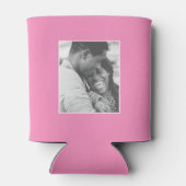 2 Fotosjabloon Double Sided Hot Roze Blikjeskoeler (Achterkant)