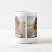 2 Fotosjabloon Modern Minimal met aangepaste tekst Koffiemok (Center)