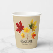 2 - Friendsgiving Papieren Bekers (Achterkant)
