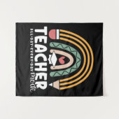 2- Funny Teacher Mode Teaching Gift for Teacher Wandkleed (Voorkant (horizontaal))