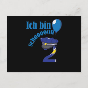 2. Geburtstag Patrol Jungs Kinder Polizei Paw Briefkaart