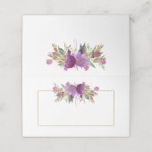 #2 Gold Purple Améthyste Fleurs sauvages Cartes de (Extérieur déplié)