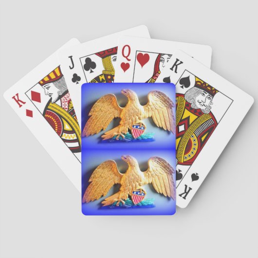 2 goudslagkaarten speelkaarten (Achterkant)