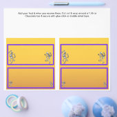 2 Halloween Custom Hersheys Snoep Bar wrappers Flyer (Enkel)