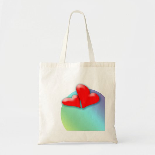 2 Hartelijk dansen voor Valentijnsdag Canvas tas (Voorkant)