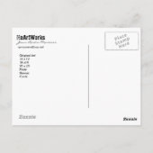 2 Harten" Briefkaart (Achterkant)