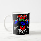 2 Head Thunderbird Black Koffiemok (Links)