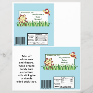 2 Hershey's Grote Bar Verpakking Regenwoud Jungle Flyer