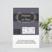 2 Hershey's Large Bar Wrapper Black Stropdas Affai (Staand voorkant)