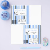 2 Hershey's Large Bar Wrapper Boy Blue Punk Rocker Flyer (Enkel)