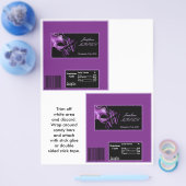 2 Hershey's Large Bar Wrapper Mis XV Paarse Morado Flyer (Enkel)