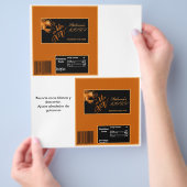 2 Hershey's Large Bar Wrapper Mis XV Sinaasappel Flyer (Hand)