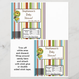 2 Hershey's Large Bar Wrapper Oerwoud Tales Safari Flyer