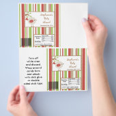 2 Hershey's Large Bar Wrapper Red Barn Boerderij Flyer (Hand)