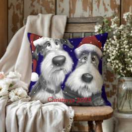 2 Honden Kerst 2025 Kussen