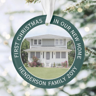 2 Huis Afbeeldingen Eerste Pasen Nieuw Huis Groen Ornament