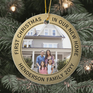 2 huisfoto's Eerste Kerstdagen Nieuwe homepage Fau Keramisch Ornament