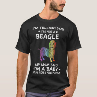2 Ik zeg je, ik ben geen beagle T-shirt