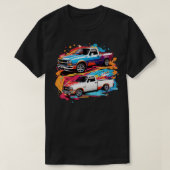 2 in 1 Chevy S10 Drag Truck T-shirt (Design voorkant)