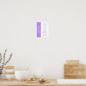 2-in-1-weddenschappen en -menu's poster (Keuken)