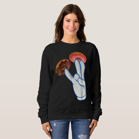 2 in het roze 1 in de stomp trui (Voorkant volledig)