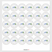 2-inch Mason Jar Label Violet Jelly Vinyl (Vel)