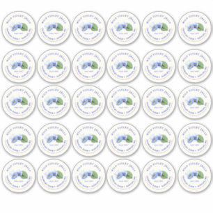 2-inch Mason Jar Label Violet Jelly Vinyl