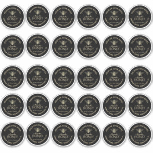 2-inch reguliere Mason-prik vinylhoning zwart Sticker