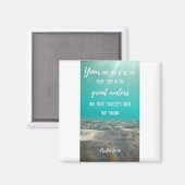 2 inch Square Magnet - Ancient Waters Magnet 1 Magneet (Voorkant / Achterkant)