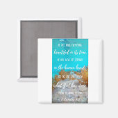 2 inch Square Magnet - Ancient Waters Magnet 2 Magneet (Voorkant / Achterkant)