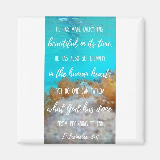 2 inch Square Magnet - Ancient Waters Magnet 2 Magneet (Voorkant)