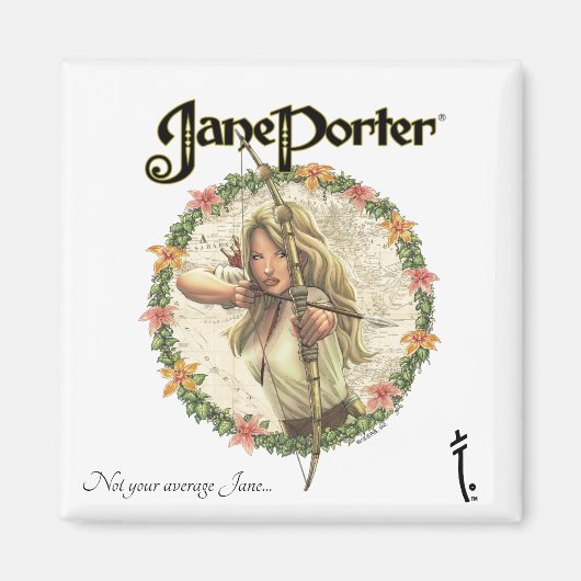 2 inch Square Magnet Magneet (Voorkant)