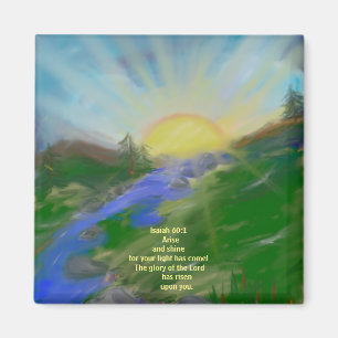 2 inch vierkant Magnet inspirerend scriptie Magneet