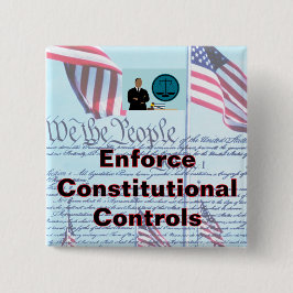 2 inch vierkante knop button 5,1 cm