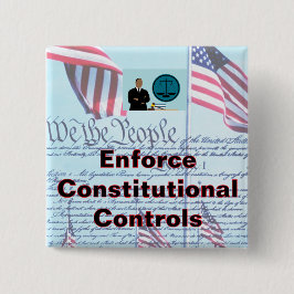 2 inch vierkante knop vierkante button 5,1 cm