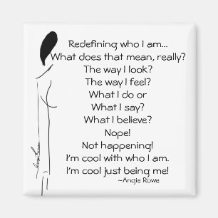 2 inch vierkante poëzie magneet