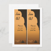 2 Indiase droom Save the Date Bladwijzer Aankondigingskaart (Voorkant / Achterkant)