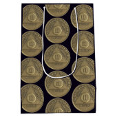 2 jaar AA Jubileum Coin Medium Cadeauzakje (Achterkant)