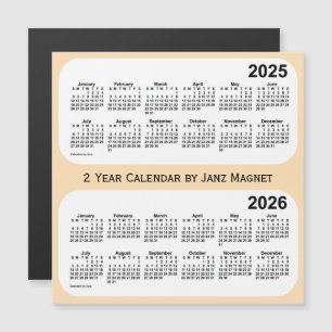 2 jaar hittekalender 2025-2026 door Janz Magnet