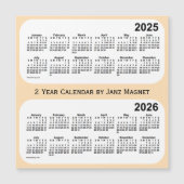 2 jaar hittekalender 2025-2026 door Janz Magnet (Voorkant)