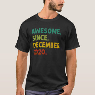 2 jaar oud Geweldige sinds december 2020 2e geboor T-shirt