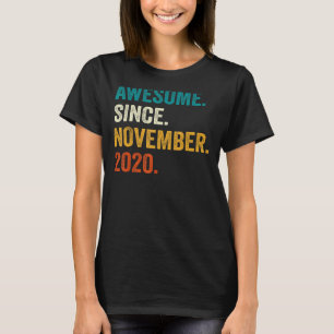 2 jaar oud Geweldige sinds november 2020 2e geboor T-shirt