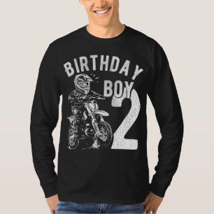 2 jaar oud kind - Verjaardagsjongen - Vuilfiets -  T-shirt